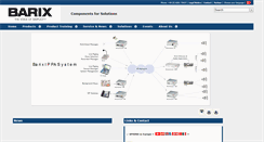 Desktop Screenshot of barix-distribution.eu